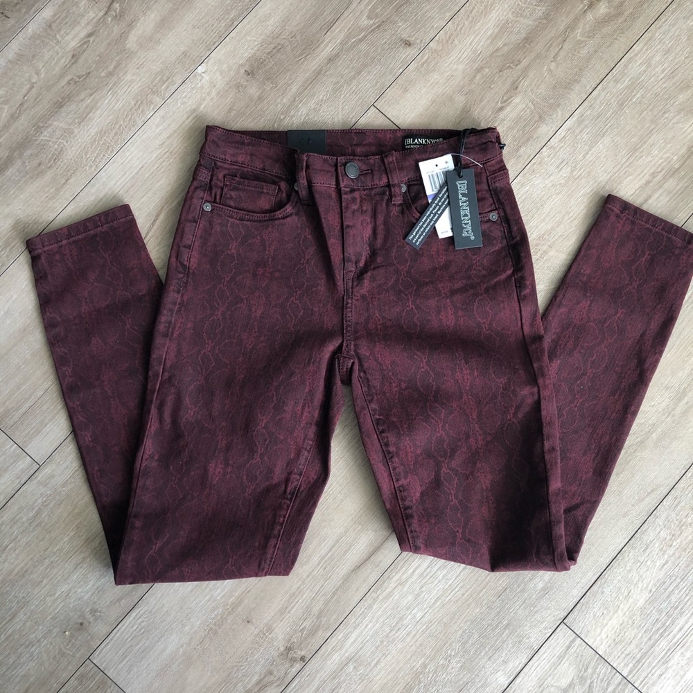 Blank NYC Rattled Up Snake Print The Reade Crop